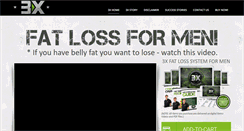 Desktop Screenshot of 3xfatloss.com