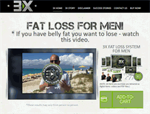 Tablet Screenshot of 3xfatloss.com